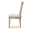 Baxton Studio Cadencia Oak Finish Wood and Beige Upholstered Dining Side Chair 133-7334 - alternate 5